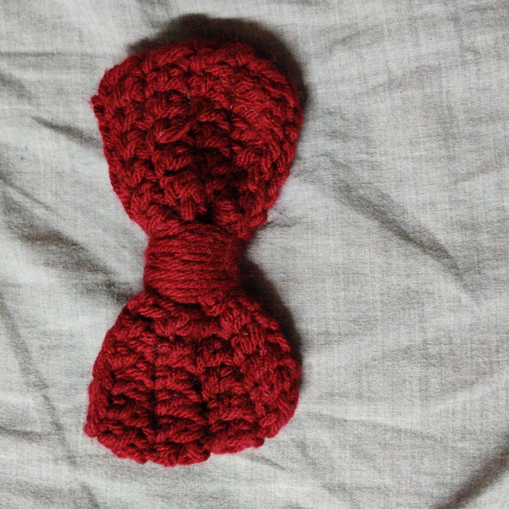 ❤️Handmade Red Bow Clip